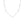FX1058 925 Sterling Silver Cubic Zieconia Clavicle Necklaces