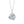 FX1251 925 Sterling Silver CZ Clover Pendant Necklace