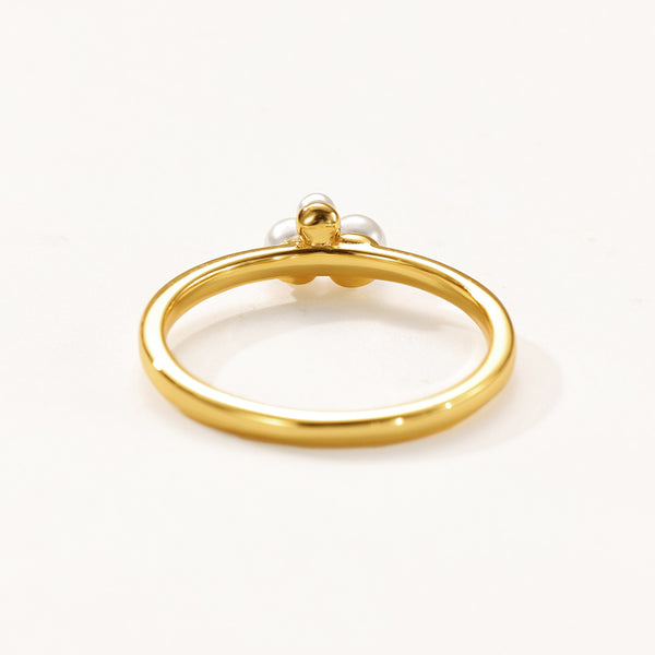 VFJ0136 Trio Shell Pearl Women Ring