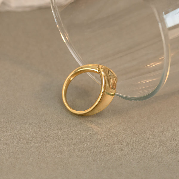 FJ0898 925 Sterling Silver Adjustable Basic Ring