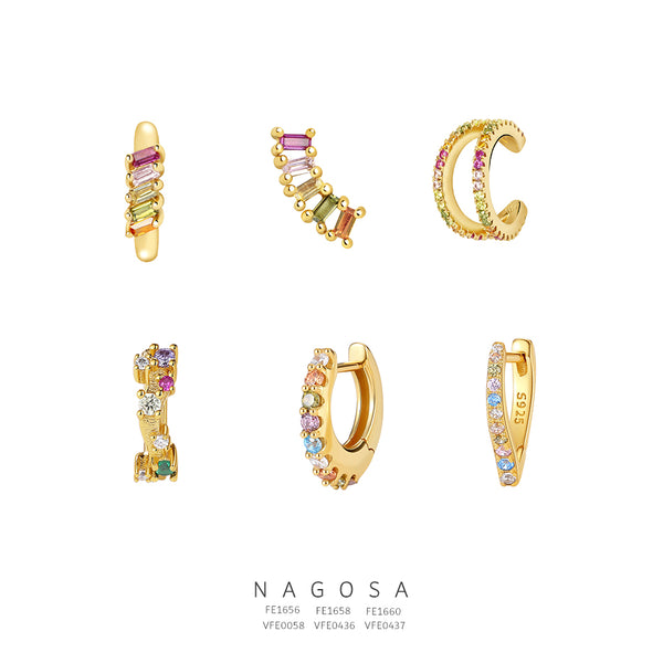 Rainbow Colorful Earrings