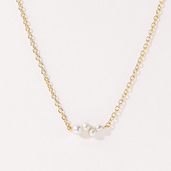 VFX0134 Quartet Shell Pearl Women Necklace