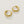 FE2296 925 Sterling Silver Textured Huggie Hoop Earrings