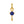 VFD0492 Lapis Lazuli Key Diy Charm Pendant