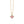 FX1243 925 Sterling Silver Rhombus Zirconia Stone Necklace