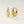 VFE0010 18K Gold Chunky Huggie Hoop Earrings