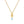 VFX0390 Minimalist Opal Pendant Knot Chain Necklace