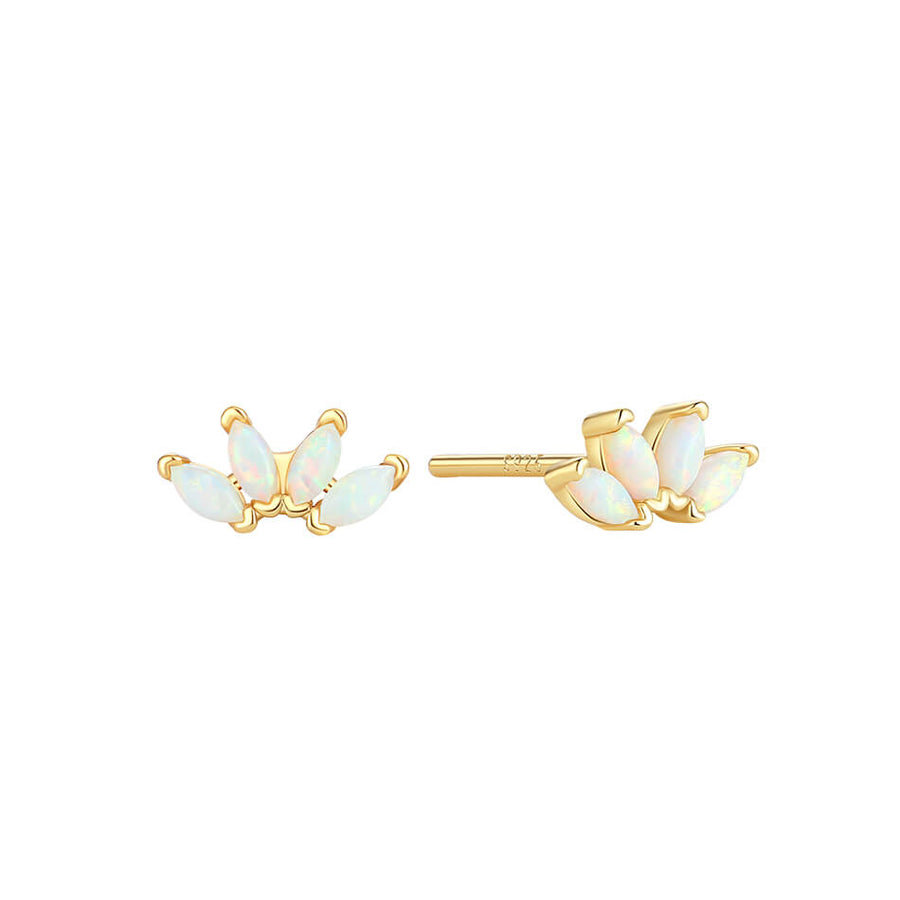 VFE0351 Quartet Marquise Opal Stud Earrings