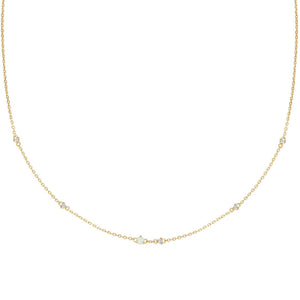 VFX0311 Dainty Cubic Zirconia Women Necklace