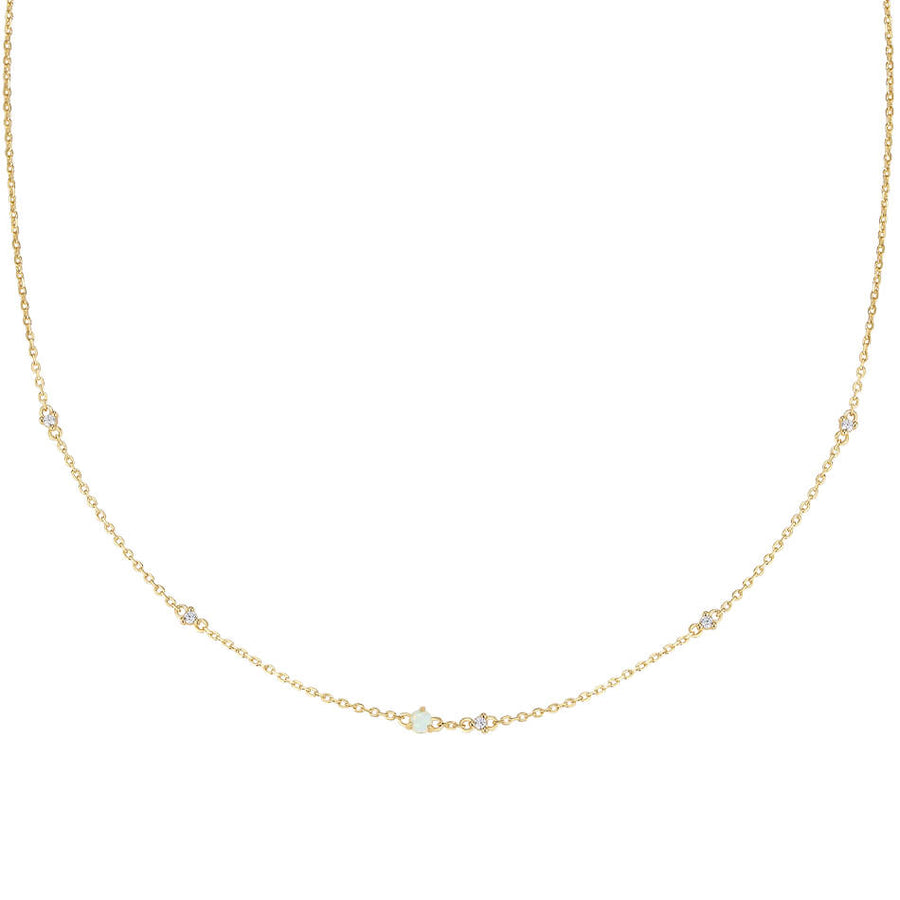 VFX0311 Dainty Cubic Zirconia Women Necklace