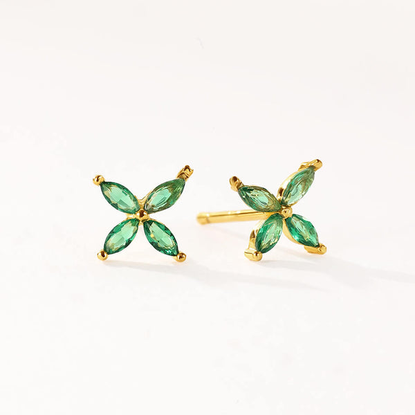 FE3482 Colorful Cubic Zirconia Mini Stud Earrings