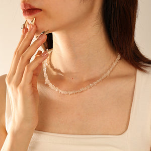 PN0173  925 Sterling Silver Women Choker Necklace