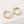 FE2042 925 Sterling Silver Geometric Hexagon Huggie Hoop Earrings