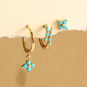 December Birthstone Turquoise Earrings