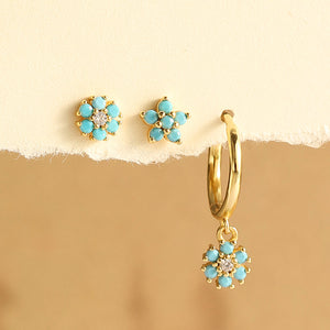 December Birthstone Turquoise Earrings