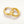 FE2080 925 Sterling Silver Women Gold Plated Triple Bold Hoop Earrings