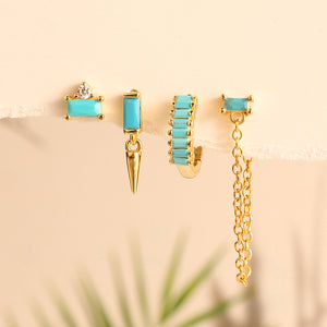 December Birthstone Turquoise Earrings