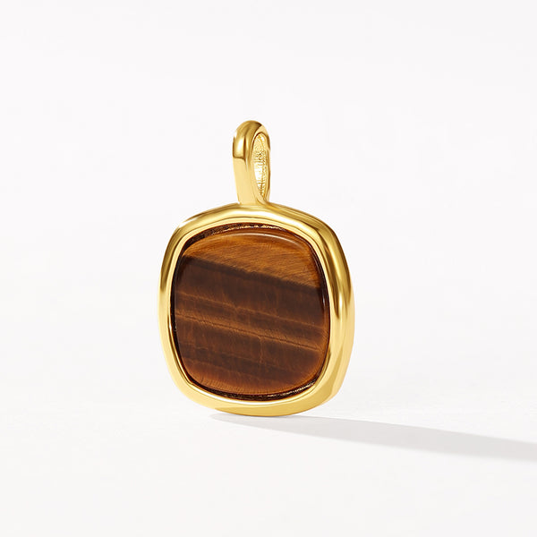 VFD0659 Black Onyx Tiger's Eye Charm