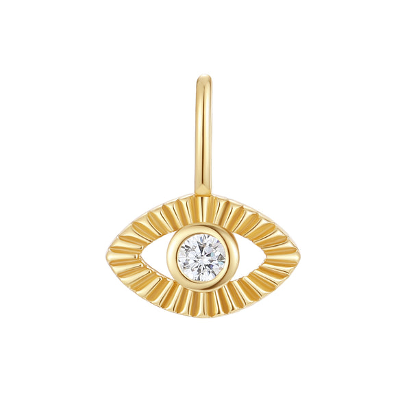 VFD0634 Zircon Eyes Pendant Charm