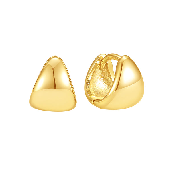VFE0646 Bold Triangle Huggie Earrings