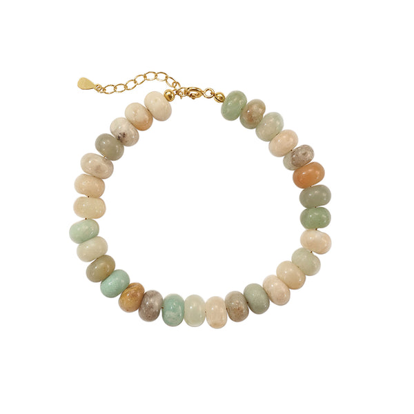 PB0149 925 Sterling Silver Charm Beads Women Bracelet