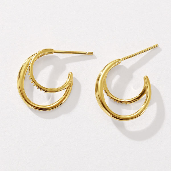 VFE0643 Nura Wrap Half Hoop Earring