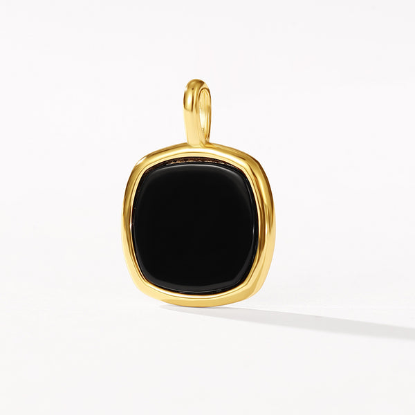 VFD0659 Black Onyx Tiger's Eye Charm