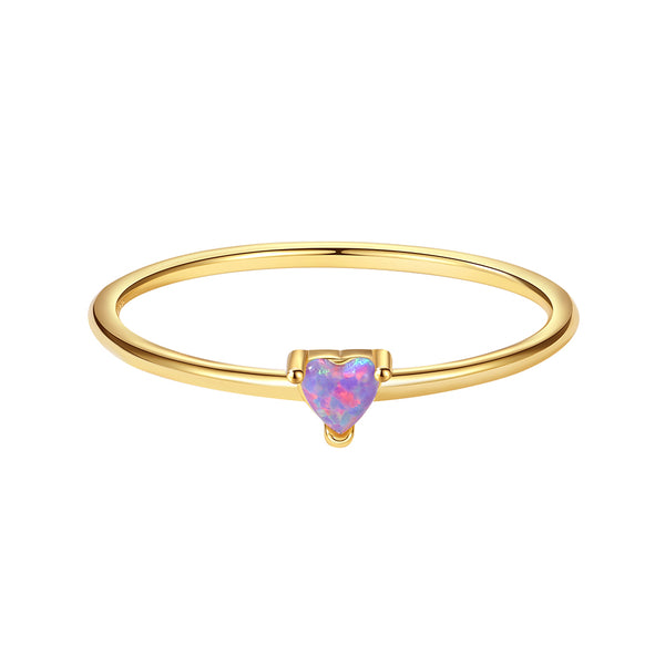 VFJ0274 Opal Heart Ring