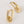 FE2105 925 Sterling Silver Cubic Zirconia Gear Spike Hoop Earrings