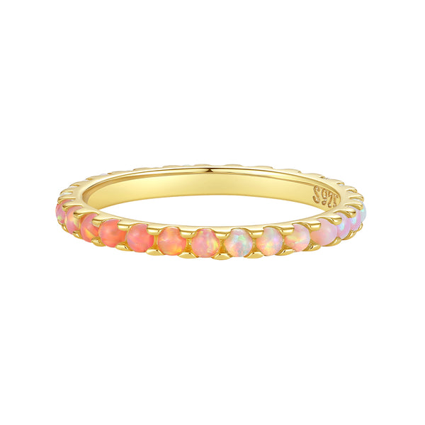 VFJ0237 Pink Gradient Opal Ring