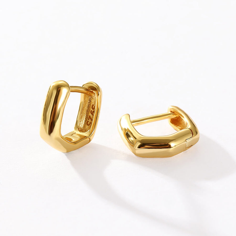 VFE0430 High Polishc Chunky Hoop Earring