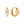 VFE0183 Marquise Opal Cubic Zirconia Stacked Hoop Earrings