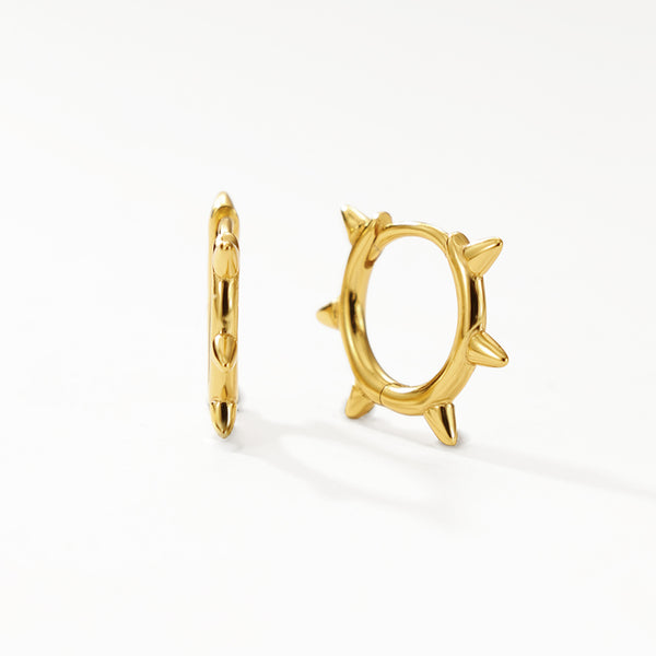 FE3145 Spike Hoop Earring