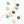 VFD0680 Black Agate Turquoise Star Necklace Pendant