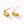 BVFE0719 Faceted Comma Half Hoop Earrings