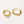 FE2052 Wave Huggie Earrings