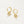 FE2720 925 Sterling Silver Cubic Zirconia Coconut Tree Dangle Hoop Earrings