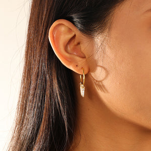 FE2838 925 Sterling Silver Conical Tassel Earrings