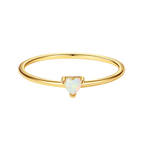 VFJ0274 Opal Heart Ring