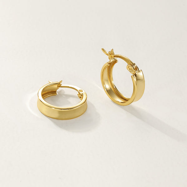 FE2739 FE2740 FE2741 925 Sterling Silver Wide Earrings