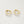 FE2803 925 Sterling Silver Cubic Zirconia Bow Hoop Earrings