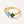 VFJ0323 Vintage Geometric Opal Green CZ Gold Women Ring