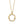 VFX0037 Pave Zirconia Big Circle Pendant Necklace