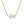 VFX0065 Pear Cut & Rectangle Cut Zirconia Pendant Necklace