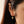 FE2151 925 Sterling Silver Balck CZ Peach Dove Drop Earrings