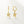 FE2730 925 Sterling Silver Cubic Zirconia Irregular Star Dangle Hoop Earrings