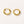 FE2052 Wave Huggie Earrings