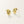 FE2899 925 Sterling Silver Commna Gold Stud Earring