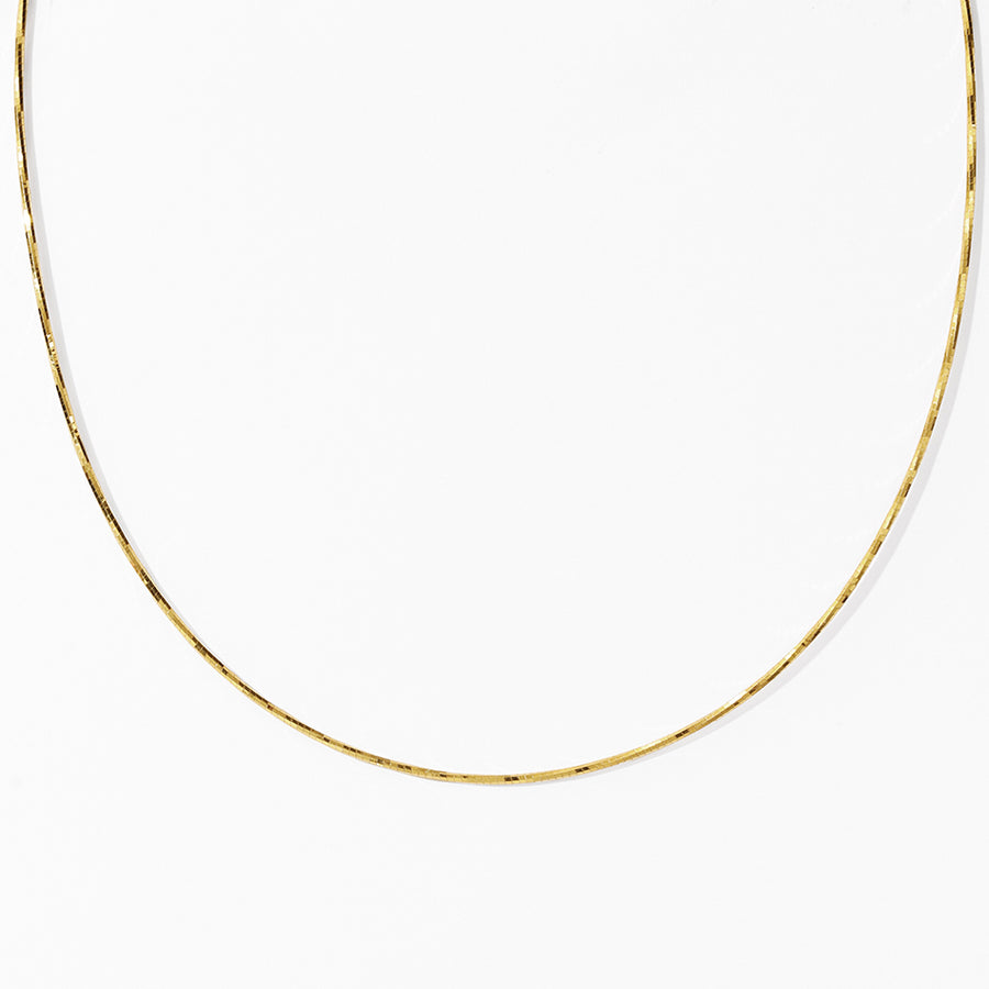 FX1297 925 Sterling Silver Women Plain Collar Necklace