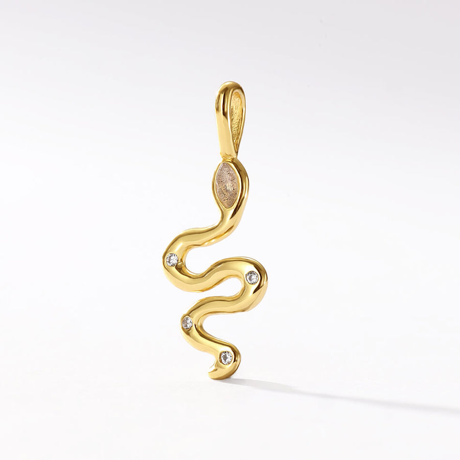 VFD0501 Slither Snake Charm For Necklace